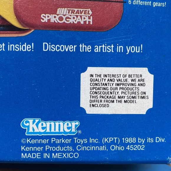 Vintage 1988 and NWOT Kenner Travel Spirograph - Picture 7 of 7